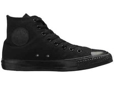 Converse Chuck Taylor All Star Hi Top Black Monochrome Unisex Canvas Shoes New