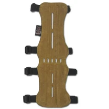 RECURVE/LONGBOW SHOOTING SUEDE LEATHER FOREARM BRACER/ARM GUARD/ARM PROTECTOR