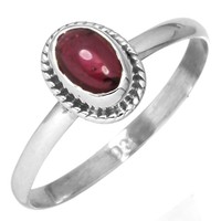925 Sterling Silver Unique Jewelry Natural Garnet Gemstone Ring Sz R 3/4 Hh77615 925 Sterling Silver Unique Jewelry Natural Garnet Gemstone Ring Sz R 3/4 Hh77615