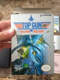 Top Gun: The Second Mission NES Nintendo CIB Authentic 100 percent complete