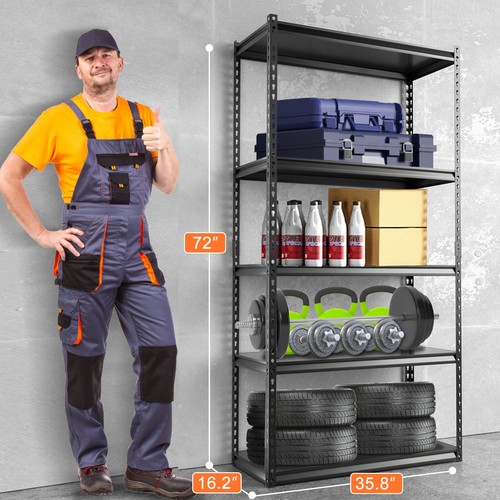 SLSY 4/5-Tier Storage Shelves Shelving Plant Display Rack Garage Rack Shelf - Picture 3 of 30