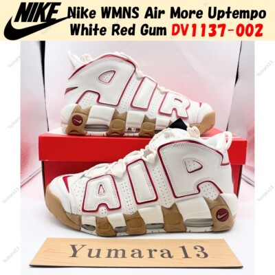 Nike WMNS Air More Uptempo White Red Gum DV1137-002 Women's Size