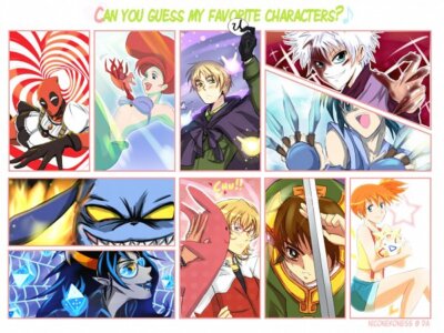 Anime axis powers hetalia cardcaptor sakura hunter Stitched Gaming Mat Desk