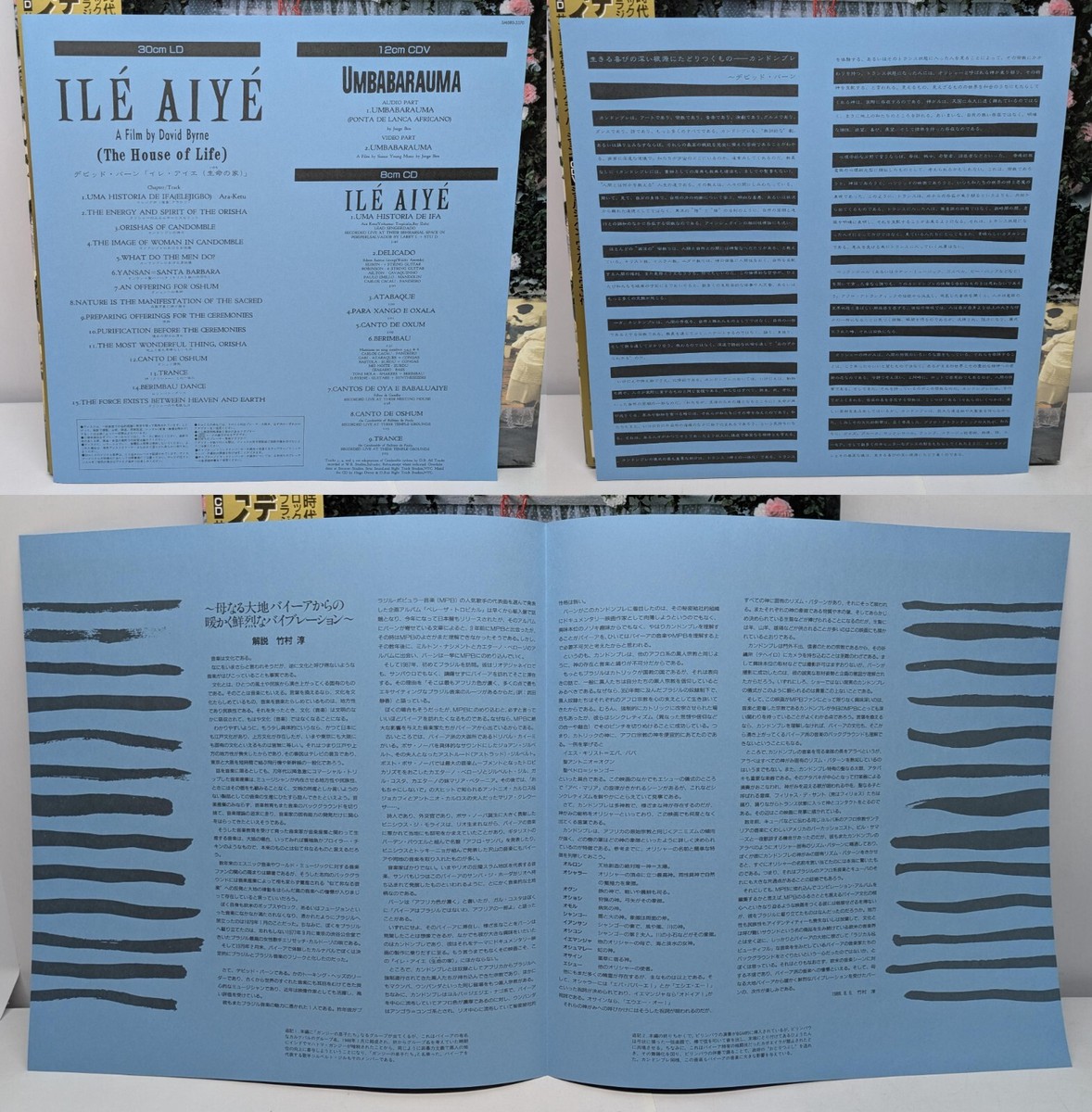 Ilé Aiyé (The House Of Life) - David Byrne / Japan 1989 Box Set