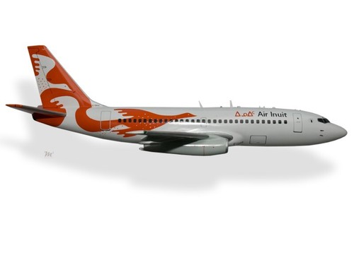 Boeing 737-200 Air Inuit Version 2 Desk Wood Airplane Model Large Scale 1/72 - Picture 2 of 13