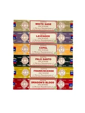 Satya Sai Baba Assorted 6 Boxes Incense Sticks - Total 90 gm  - Sampler #2