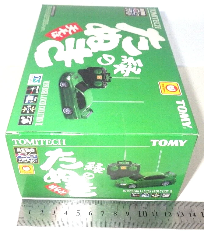Tomy MITSUBISHI Lancer Evolution IX RC CAR Modellbausatz grün 1:24 aus Japan ... - Bild 3 von 4