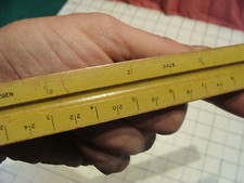vintage triangle Ruler: DIETZGEN 31626 made in USA used