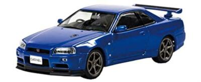 CARNEL 1/43 日産 スカイライン GT-R Vspec2 N1 R34 CARNEL 1/43 Nissan Skyline GT-R VspecII (BNR34) 2000 Bayside Blue