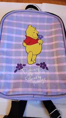 Disney Winnie the Pooh mini backpack lavenda, checkered  display picture 2