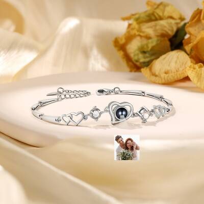 Individuelles Foto Projektionsarmband, handgefertigter Schmuck, Geschenke für beste Freundin, Geschenke für