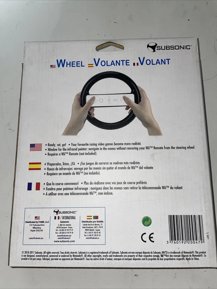 NINTENDO Wii / Wii U Wheel Brand New - Image 2 of 4
