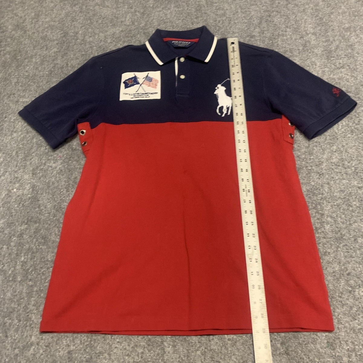 2012 US OPEN Ralph Lauren Polo Golf Shirt Men's M The Open Pro Fit