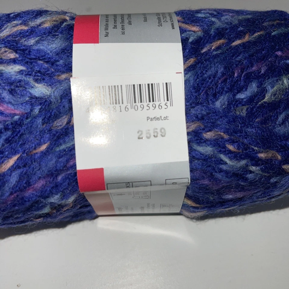 10 Schoeller Stahl Caseron Yarn LOT Acrylic Wool Blend Multi-Color 50g Blues - Image 4 of 4