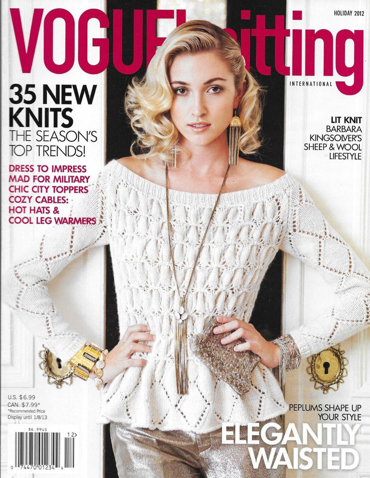 Vogue Knitting International Magazine Seasonal Trends Hats Tops Cables Warmers