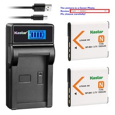 NP-BN1 BC-CSN Battery or LCD Charger for Sony Cyber-shot DSC-W560 W570 W580 TX5