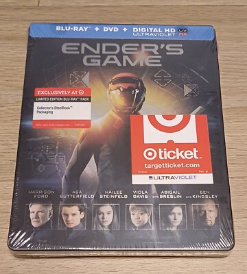 Ender's Game Steelbook Target Exclusive Blu-Ray