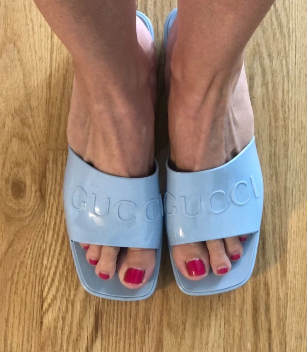 Gucci wedge hotsell flip flops