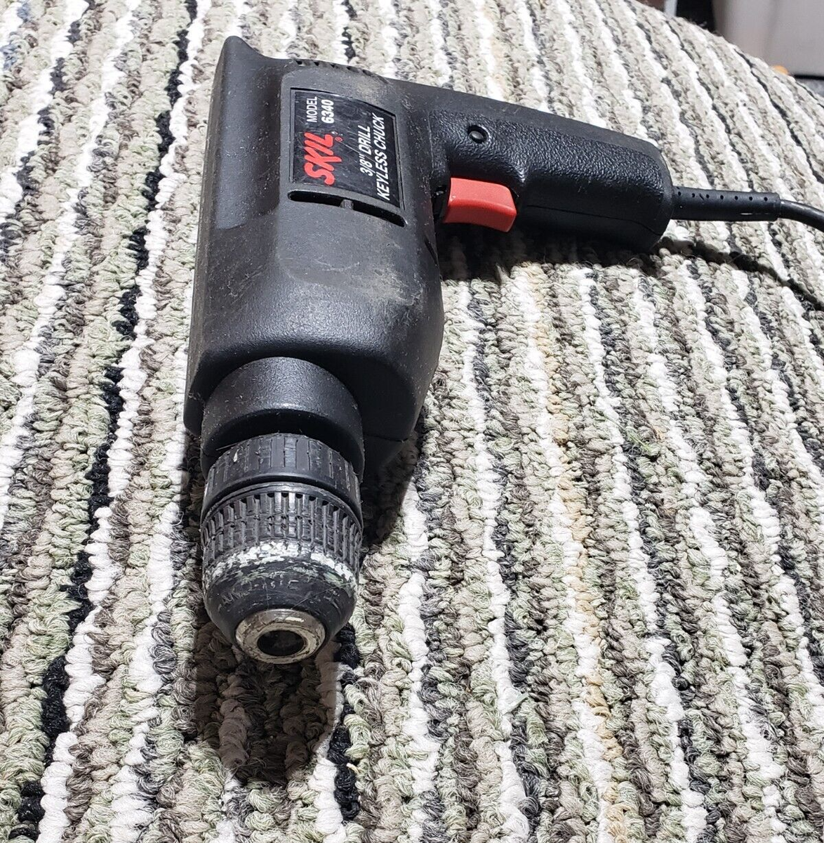 SKIL #6340 3.5A 0-1300 RPM VSR Keyless Chuck 3/8