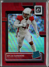 2022 Donruss Optic Red #284 Myjai Sanders RR /99 