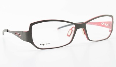 Orgreen Glasses Frame Catalina Titanium 16 53 14 Eye Handmade IN Japan Red Grey