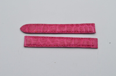 WEMPE Leather Bracelet 13Mm For Folding Clasp 12Mm Pink