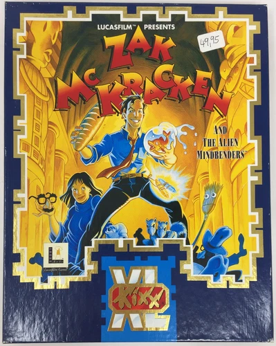 Zak McKracken and the Alien Mindbenders Kixx XL Atari ST Big Box