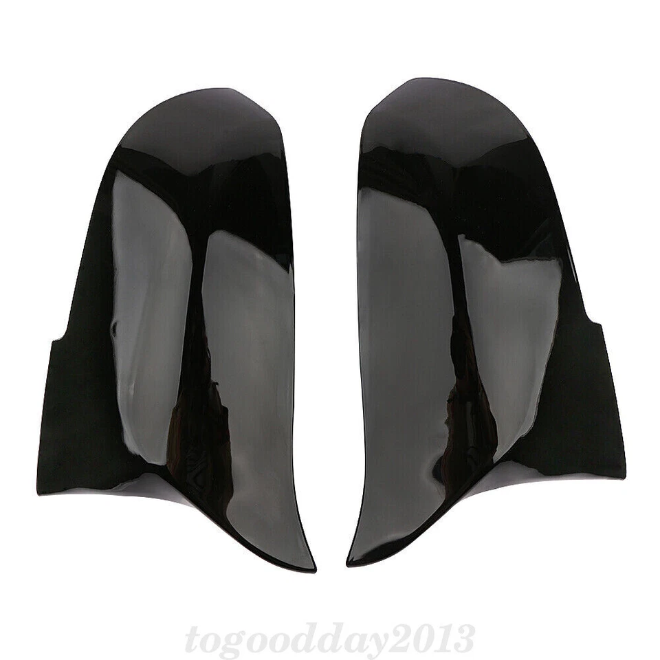 2x Schwarz Glänzend Spiegelkappen Für BMW F20 F21 F22 F23 F30 F31 F36 X1 E84 F87 - Bild 3 von 4