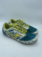Mizuno Womens Size 10.5 Aqua/Teal/Blue/Yellow...