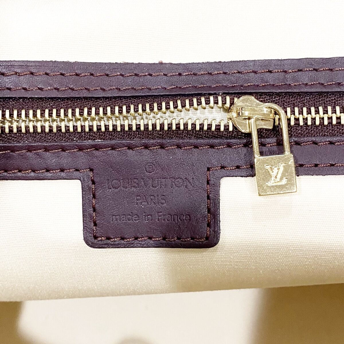 LOUIS VUITTON Mini Josephine Denim PM Monogram Tote Cherry LOUIS VUITTON Mini Josephine Denim PM Monogram Tote Cherry