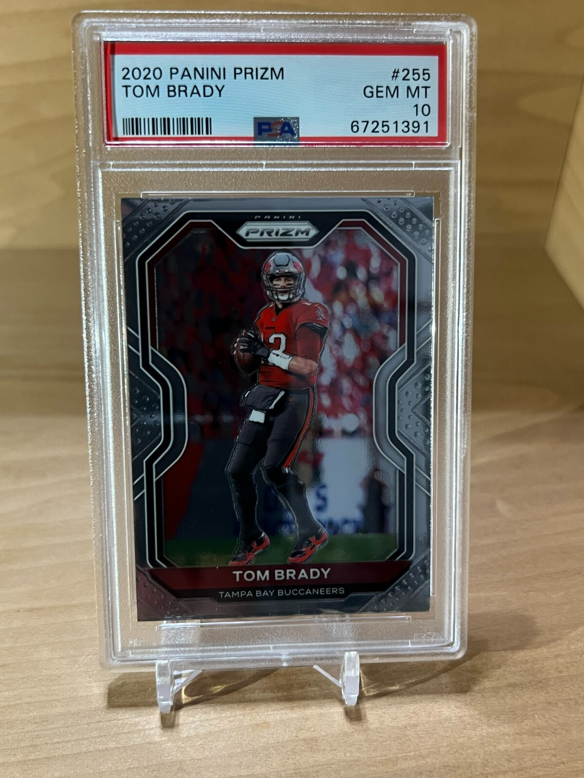 2020 Panini Prizm Base #255 TOM BRADY PSA 10