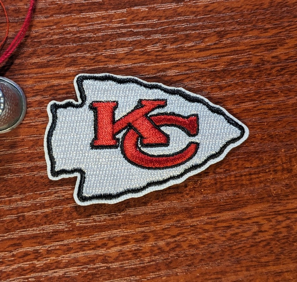 Kansas City Chiefs Patch KC NFL Football Sports Embroidered Iron On 1.75x2.5