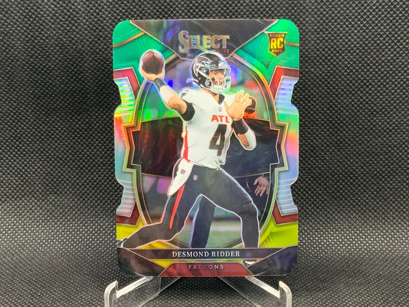 2022 Select DESMOND RIDDER Green Yellow Die-Cut RC Concourse Level #36 Falcons