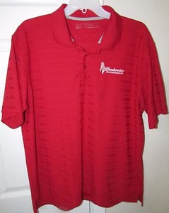 budweiser golf shirt