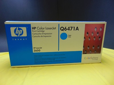 HP Color Print Cartridge Q6471A Cyan For LaserJet 3600 829160703091| eBay