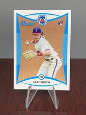 2021 Bowman Transcendent VIP Party Alec Bohm '08 Redux Phillies /50 ABV-2008 RC