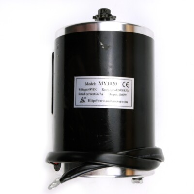 48V 1000W MY1020 Brush Motor Eletric Go Kart ATV Scooter Razor Dirt Bike E Bike
