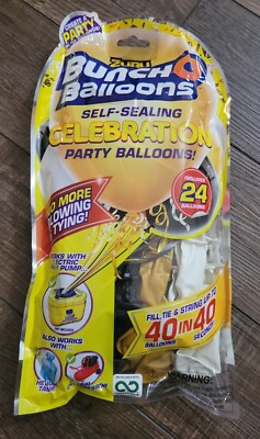 Zuru Bunch O Balloons Self Sealing Celebration Party Balloons-Gold
