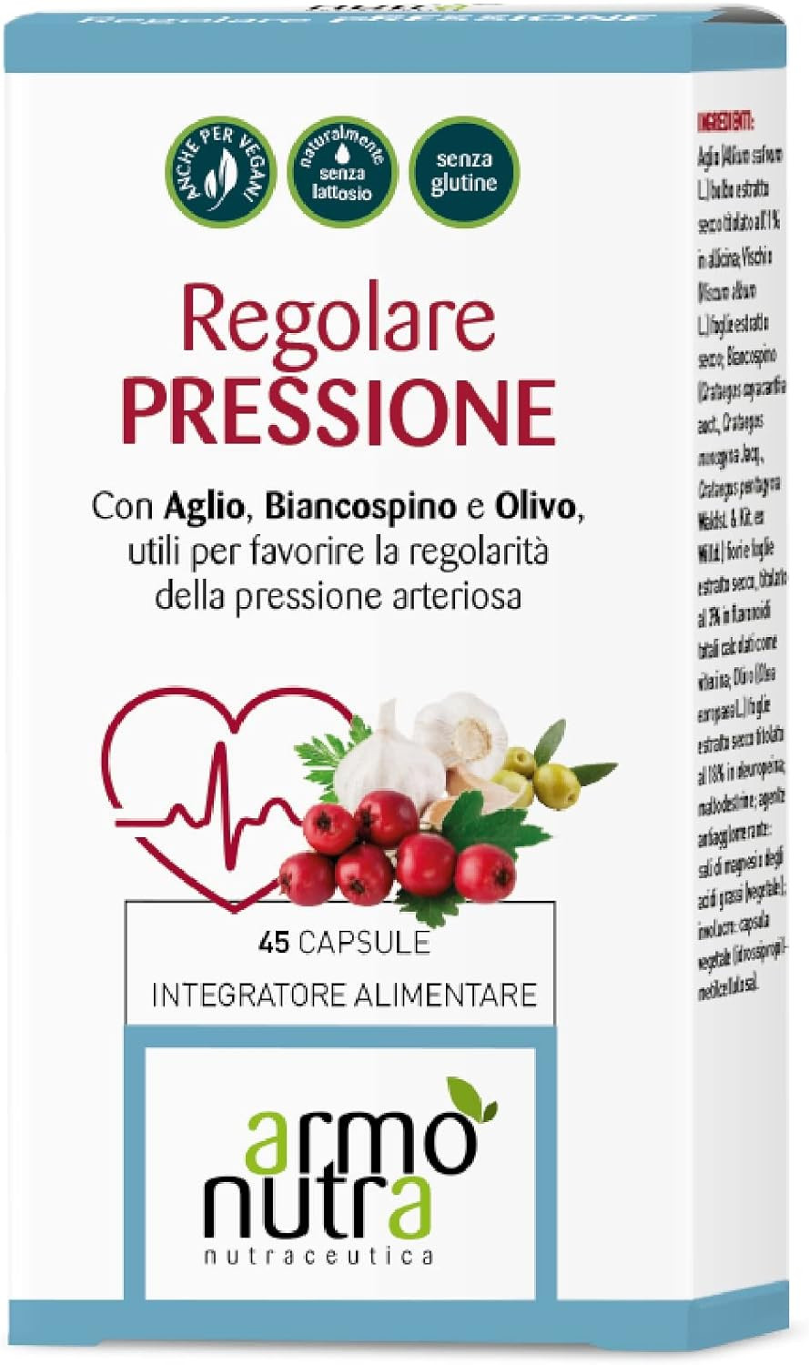 Integratore Alimentare a Base Di Aglio E Biancospino per Mantenere Una Regolare