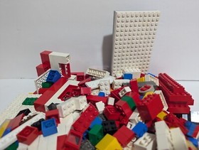 2.5 Pounds Mixed Lego Bricks & Pieces in #4103 Red Tub - A Great Starter Set! 