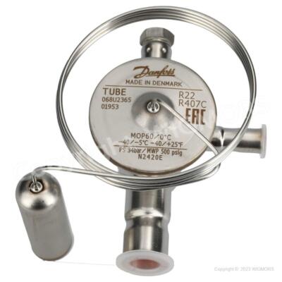 Thermostatic expansion valves Danfoss TUBE with nozzle 8 R407C