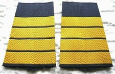 Aufschiebeschlaufen Marine Kapitän zur See gold/blau Dienstgradabzeichen