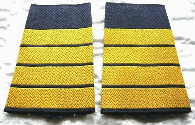 Rangabzeichen Marine Kapitän zur See gold/blau Schulter Klappen Schlaufen Navy