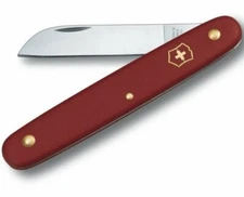 Victorinox Swiss Army Floral Knife (Free Shipping) Gardening 2 1/2" Blade Red