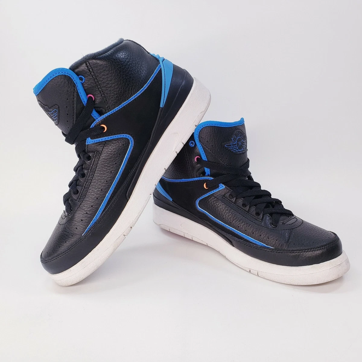 Nike Air Jordan 2 Retro Radio Raheem Size 7Y 834274 015 Black Blue