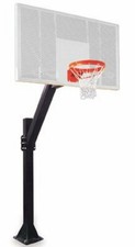 First Team Legend Intensity-BP Steel-Aluminum In Ground Fixed Height Basketball