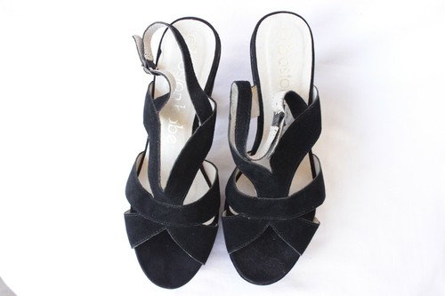 Boston Babe Shoes New In Box Leather Bernie-W SZ 41 9.5 Beautiful Black - Picture 3 of 11