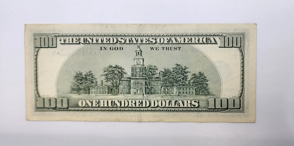 2006 $100 Fancy Numbers One Hundred Dollar Bill HG 90000200 A - Image 2 of 3