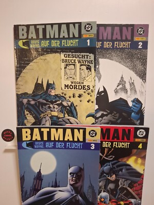 Batman Bruce Wayne auf der Flucht # 1 - 4 Komplett Panini DC Comics 2004 1 2 3 4