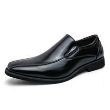 Men's Leather Formal Dress Flat Shoes Fashionable Loafers Business Work Sneakers